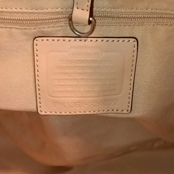 Coach Devin Signature Zebra Stripe Tote Bag F24022 - Picture 7 of 13